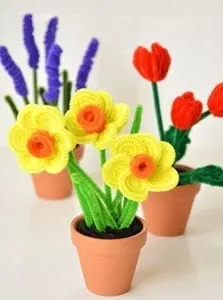 spring flower kid crafts - crafts for kids - kid craft -#kidscraft #preschool #craftsforkids amorecraftylife.com