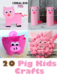 cute pig crafts for kids