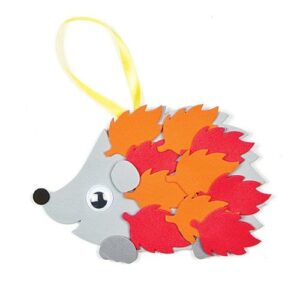 hedgehog kid crafts - harvest kid crafts - fall kid crafts- crafts for kids - morecraftylife.com