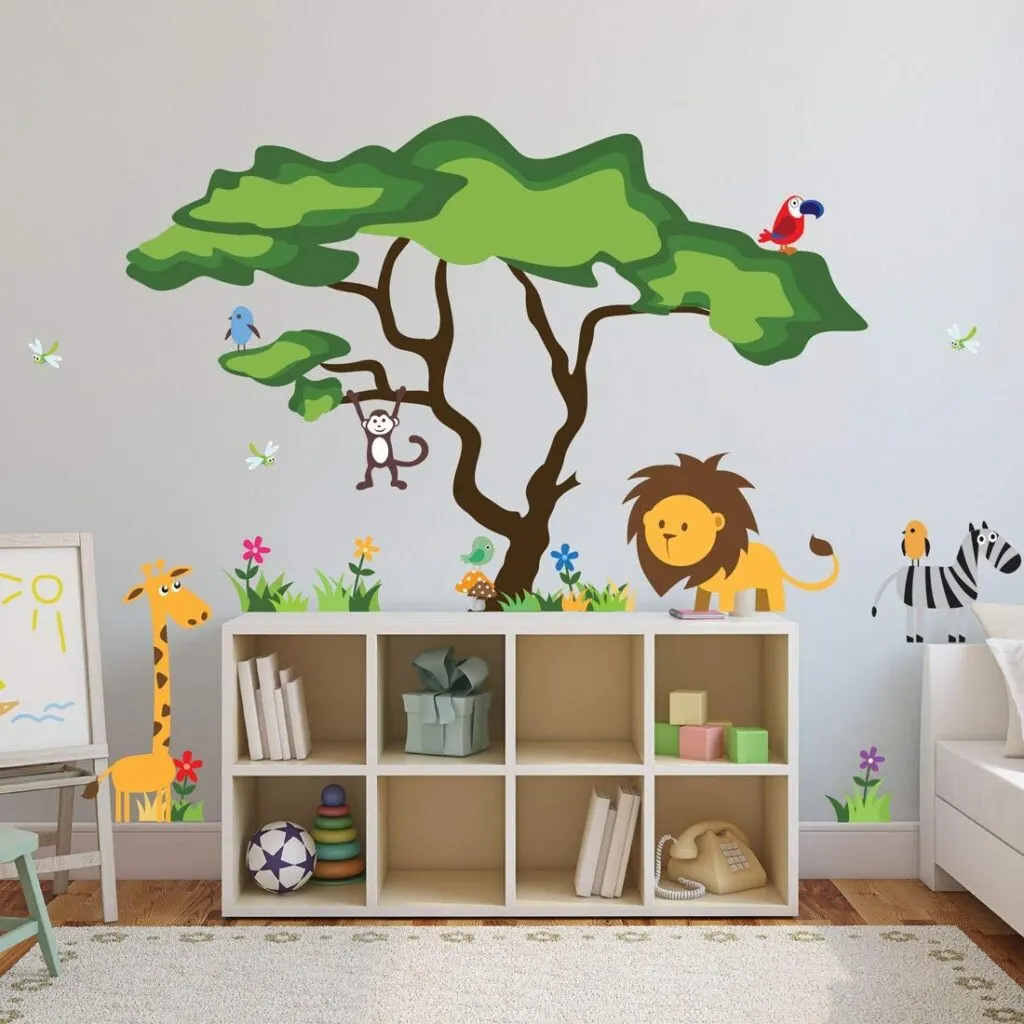 safari nursery idea - jungle boy nursery theme - amorecraftylife.com