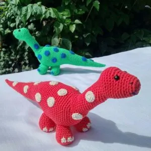 dinosaur crochet patterns - crochet pattern pdf - amorecraftylife.com 