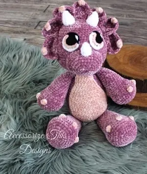 dinosaur crochet pattern - crochet pattern pdf - amorecraftylife.com #crochet #crochetpattern #amigurumi 