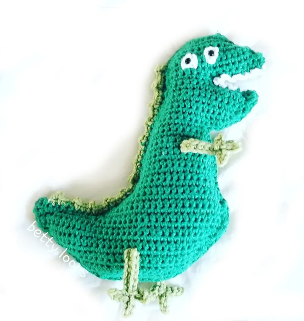 dinosaur crochet patterns - crochet pattern pdf - amorecraftylife.com 
