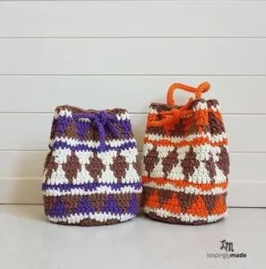 bag crochet patterns - crochet pattern pdf - amorecraftylife.com