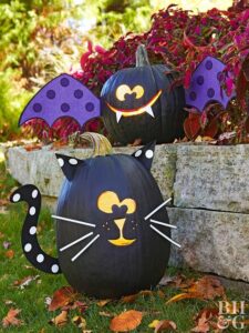 no carve pumpkin ideas - halloween kid crafts - fall kid craft -amorecraftylife.com #kidscraft #craftsforkids #preschool #halloween