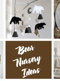 bear nursery ideas - animal nursery - woodland nursery - boy or girl nursery theme - home decor - decorating ideas- amorecraftylife.com #baby #nursery #woodland