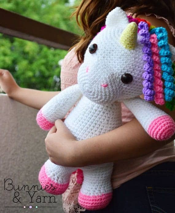 unicorn crochet patterns - crochet pattern pdf - amorecraftylife.com #unicorn #baby #crochet #crochetpattern