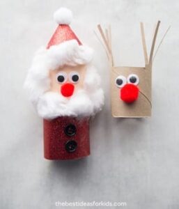 Santa kid craft - christmas kid craft - arts and crafts activities - amorecraftylife.com #kidscraft #craftsforkids #christmas #preschool