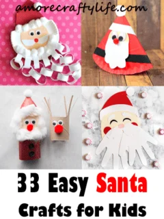 Santa crafts for kids