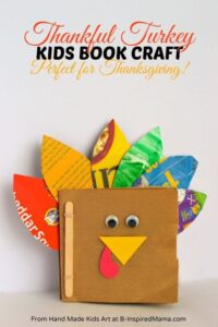 turkey craft for preschoolers - fall kid craft - thanksgiving kid craft - acraftylife.com #kidscraft #craftsforkids #preschool