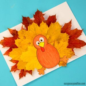 turkey kid craft - fall kid craft - thanksgiving kid craft - amorecraftylife.com #kidscraft #craftsforkids #preschool