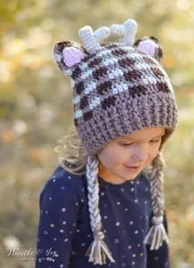 plaid crochet patterns - crochet pattern pdf - hat crochet pattern - amorecraftylife.com #hat #plaid #crochet #crochetpattern