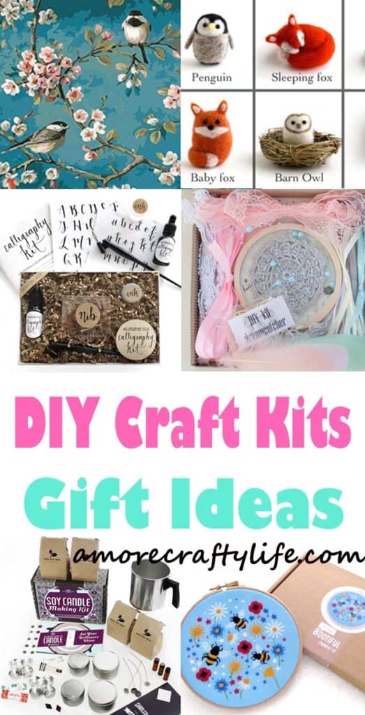 DIY craft kits - gift ideas- creative gifts - arts and crafts activities - amorecraftylife.com