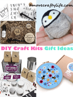 DIY craft kits - gift ideas- creative gifts - arts and crafts activities - amorecraftylife.com