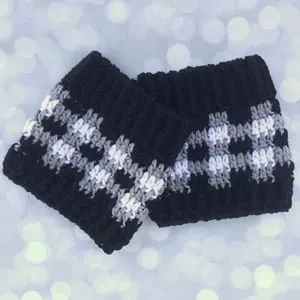 plaid crochet patterns - crochet pattern pdf - boot cuff crochet pattern - amorecraftylife.com #plaid #crochet #crochetpattern