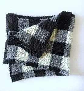 plaid crochet patterns - crochet pattern pdf - blanket crochet pattern - amorecraftylife.com #plaid #crochet #crochetpattern