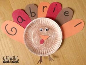 turkey craft for preschoolers - fall kid craft - thanksgiving kid craft - acraftylife.com #kidscraft #craftsforkids #preschool