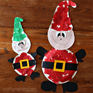 elf kid craft - christmas kid craft - arts and crafts activities - amorecraftylife.com #kidscraft #craftsforkids #christmas #preschool