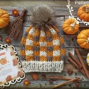 plaid crochet patterns - crochet pattern pdf - hat crochet pattern - amorecraftylife.com #hat #plaid #crochet #crochetpattern