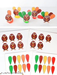 thanksgiving activities - turkey kid craft - fall kid craft - thanksgiving kid craft - amorecraftylife.com #kidscraft #craftsforkids #preschool