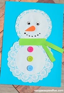 snowman kid crafts - arts and crafts activities -winter kid craft- amorecraftylife.com #kidscraft #craftsforkids #winter #preschool