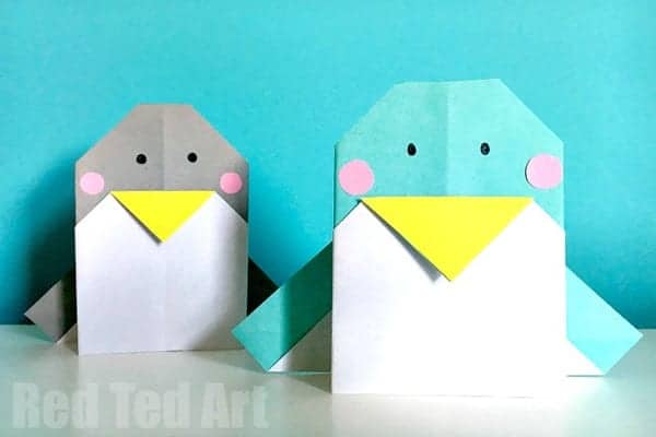 penguin kid crafts - arts and crafts activities -winter kid craft- amorecraftylife.com #kidscraft #craftsforkids #winter #preschool