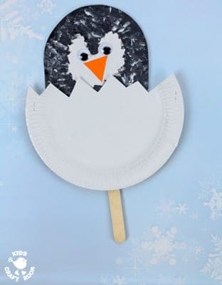penguin kid crafts - arts and crafts activities -winter kid craft- amorecraftylife.com #kidscraft #craftsforkids #winter #preschool