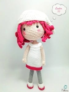 doll crochet patterns - crochet pattern pdf - amigurumi crochet pattern - amorecraftylife.com #doll #crochet #crochetpattern