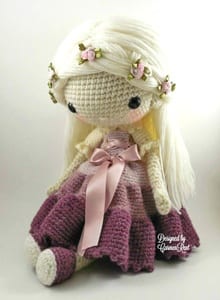 doll crochet patterns - crochet pattern pdf - amigurumi crochet pattern - amorecraftylife.com #doll #crochet #crochetpattern