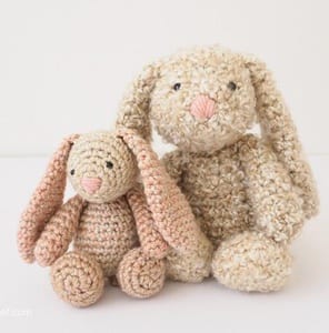 bunny crochet pattern- easter crochet pattern pdf - amorecraftylife.com #crochet #crochetpattern