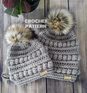 winter hat crochet patterns - crochet pattern pdf - amorecraftylife.com #crochet #crochetpattern