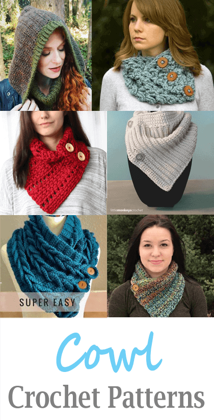 cowl crochet pattern- scarf crochet pattern pdf - amorecraftylife.com #crochet #crochetpattern