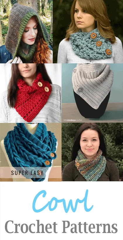 21 Great Cowl Crochet Patterns to Make: Cozy Crochet Gifts - A More ...