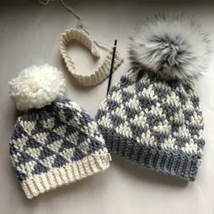 winter hat crochet patterns - crochet pattern pdf - amorecraftylife.com #crochet #crochetpattern