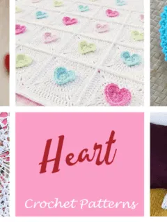 heart crochet pattern- valentinecrochet pattern pdf - valentines day crochet -day pattern- amorecraftylife.com #heart #crochet #crochetpattern