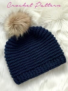 winter hat crochet patterns - crochet pattern pdf - amorecraftylife.com #crochet #crochetpattern