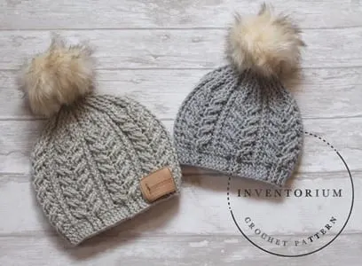 crochet beanie patterns - winter hat crochet patterns - crochet pattern pdf - amorecraftylife.com #crochet #crochetpattern