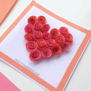 valentines day card kid crafts - arts and crafts activities -valentines day kid craft- amorecraftylife.com #kidscraft #craftsforkids #valentinesday #preschool