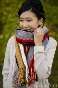scarf crochet pattern- crochet pattern pdf - amorecraftylife.com #crochet #crochetpattern