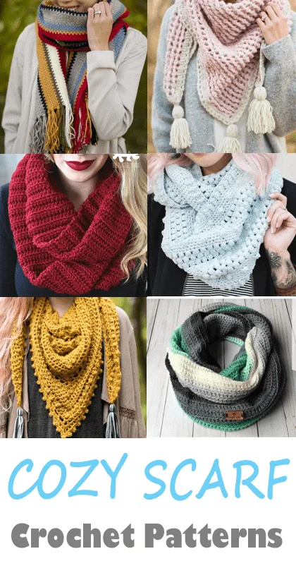 scarf crochet pattern- crochet pattern pdf - amorecraftylife.com #crochet #crochetpattern