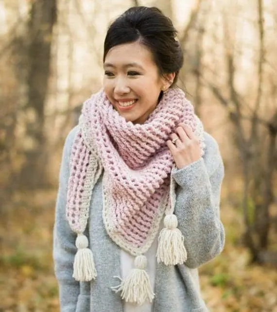 scarf crochet pattern- crochet pattern pdf - amorecraftylife.com #crochet #crochetpattern