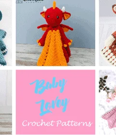 baby Lovey Crochet Patterns - Cute Gifts - A More Crafty Life - baby blanket #crochet #crochetpattern #baby