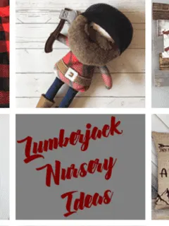 lumberjack nursery - woodland nursery idea - nursery theme - buffalo plaid nursery - amorecraftylife.com #baby #nursery #babygift #woodland