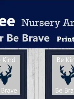 free nursery art - deer nursery -Woodland nursery idea - boy nursery theme - animal nursery - amorecraftylife.com #baby #nursery #babygift #woodland