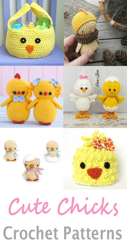 Easter crochet pattern- chicken crochet pattern pdf chick- amigurumi amorecraftylife.com #crochet #crochetpattern