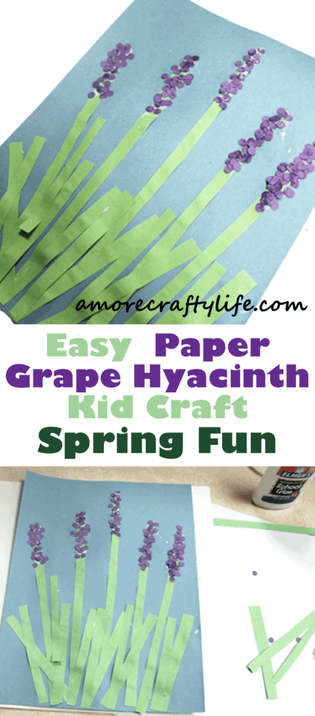 paper flower kid craft - spring flower kid crafts - crafts for kids - kid craft -#kidscraft #preschool #craftsforkids amorecraftylife.com