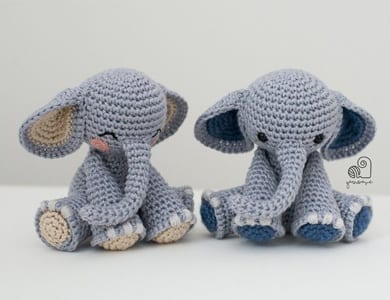 stuffed elephant crochet pattern