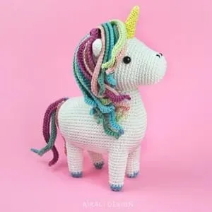 horse unicorn crochet pattern- crochet pattern pdf - amigurumi amorecraftylife.com #crochet #crochetpatter