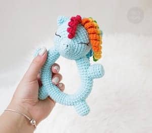 baby rattle crochet patterns - crochet pattern pdf - amorecraftylife.com baby #crochet #crochetpattern