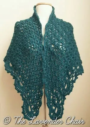 shawl crochet pattern- scarf crochet pattern pdf wrap - amorecraftylife.com #crochet #crochetpattern